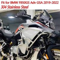 Motorcycle Accessories Engine Guard Crash Bars Bumper Protector Black Silver Fit for BMW F850 GS Adventure 2019-2022 F850GS ADV