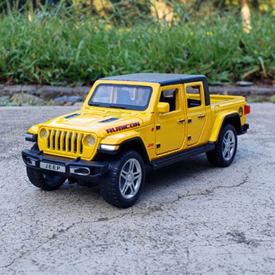 1:32 Jeeps Wrangler Gladiator Rubicon Pickup Alloy Car Model Diecasts Metal Toy Off-road Vehicles Car Model Simulation Kids Gift
