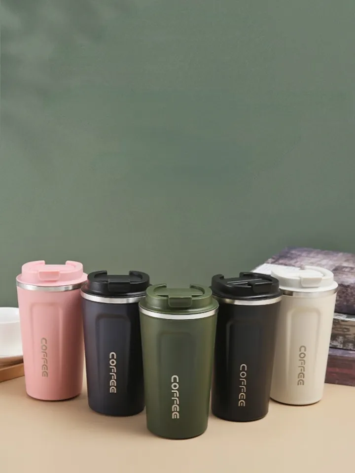 380ml/510ml Stainless Steel Coffee Cup Travel Thermal Mug Leak-Proof  Thermos Bottle Tea Coffee Mug Vacuum Flask Insulated Cups