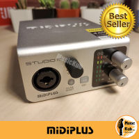 MidiPlus รุ่น Studio M Audio Interface - 24 bit 192 kHz เหมาะสำหรับทำเพลงแบบ Home Studio พร้อมฟรีโปรแกรมบันทึกเสียง