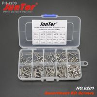 High-quality 360pcs M2 (2mm)x4/5/6/8/10/12/14/16/20 A2 Stainless Steel Phillips Pan Head Machine Screws With Hex Nuts NO.8201