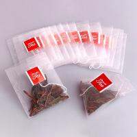 100Pcs Tea Bag Infuser with String Heal Seal Sachet Filter Paper Nylon Teabags Empty Tea Bags