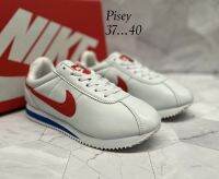 รองเท้าClassic Cortez SIZE.37-40 ขาวแดง น้ำหนักเบา ทรงสวย รองเท้าแฟชั่น รองเท้าสีขาว รองเท้าใส่ทำงาน รองเท้าชาย-หญิง พร้อมส่ง