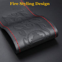 Car Steering Wheel Cover DIY Genuine Leather Braid On The Steering-Wheel With Needles Thread Car-Styling Interior Accessories