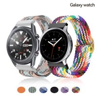 [HOT JUXLLKBKOW 514] 20มม. 22มม. สำหรับ Samsung Galaxy นาฬิกา3/46มม./42มม. /Active 2/46 Gear S3 Frontier/ S2/กีฬาสร้อยข้อมือไนลอน Huawei GT 2/สาย2E