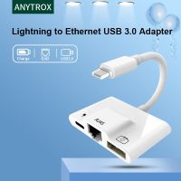 Lightning Iphone To RJ45 Ethernet Lan Adapter/Cable Lightning To USB 3 OTG HDMI Camera Adapter/Dongle/Card Reader With Charging