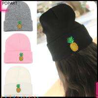 POPART หมวกถักนิตติ้งสำหรับหมวกถักทรง Beanie,หมวกฮิปฮอปให้ความอบอุ่นสำหรับใส่ได้ทั้งชายและหญิง