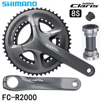 Shimano crankset Claris FC-R2000 2x8 170mm 50-34 teeth grey