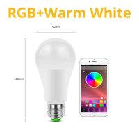 【☑Fast Delivery☑】 mian885 โคมไฟหลอดไฟมหัศจรรย์ Led Rgb Rgbw Rgbww E27อัจฉริยะ5W 10W 15W 110V-220V รีโมท Ir สปอตไลท์ไฟ Led หรือบลูทูธควบคุมผ่านแอป4.0