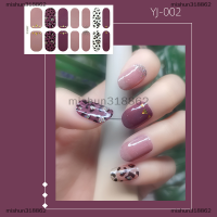 mishun318862 1pcs Nail Art สติ๊กเกอร์ติดเล็บด้วยตนเอง wraps ฝาครอบเต็ม decal ทำเล็บ