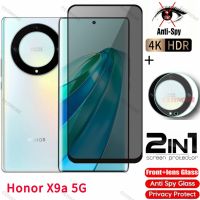 Honor X9A 5G 2023กระจกเทมเปอร์ส่วนตัวฟิล์มกันรอยป้องกันเต็มพื้นที่ของหน้าจอกันแอบมองฟิล์มติดกระจกเพื่อความเป็นส่วนตัวสำหรับ X9A Honor X9 A X 9 A HonorX9a 4G 5G Anti Peek