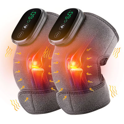 Electric Heating Knee Massager Joint Physiotherapy Elbow Knee Pad Shoulder Pad Vibration Massage Pain Relief