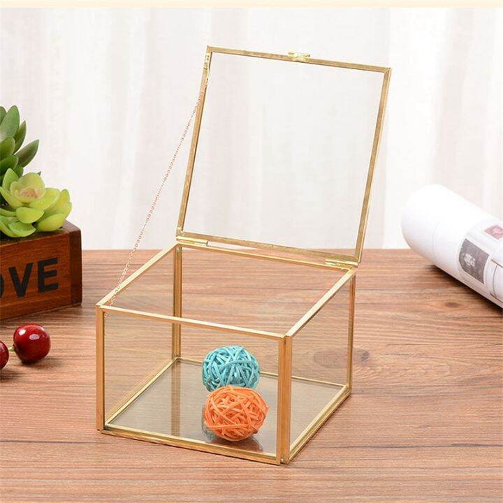 diamond-shape-box-organizer-geometry-glass-cosmetic-storage-box-jewelry-collection-box-amp-square-opening-glass-geometry-garden-jewelry-boxs-mirror-jewelry-storage-box-eternal-flower