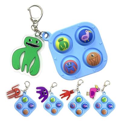 Silicone Game Cartoon Figurines Acrylic Keychain Bird Animals Ornament Pendant Toy Game Accessories Fans Gift Colorful Keyring incredible
