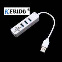 【support-Cod】 Gadget Lab Bd Kebidu USB Hub 2.0 3 480Mbps Card Reader Combo Mini HUB USB Splitter สำหรับ Sd/tf สำหรับ PC แล็ปท็อปอุปกรณ์ต่อพ่วงอุปกรณ์เสริม