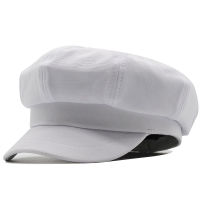 ใหม่ลายสก๊อตสีขาว Beret หมวกสำหรับผู้หญิงฝรั่งเศสเบเร่ต์แฟชั่นหญิง Houndstooth เบเร่ต์สีดำเบเร่ต์ลายสก๊อตเด็กส่งหนังสือพิมพ์หมวก