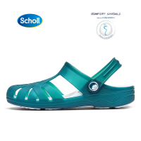 Scholl ใหม่ผู้หญิงรองเท้าแตะพื้นหนาลื่นนวดรองเท้าแตะหลุมรองเท้าผู้หญิงฤดูร้อนแมรี่เจนลาดส้นรองเท้าเจลลี่รองเท้าเกาหลีรองเท้าชายหาด