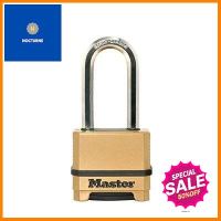 กุญแจแบบรหัส4รหัสคล้องคอยาวซิงค์ชุบโครเมียม MASTER LOCK รุ่น M175EURDLH ขนาด 50 มม. **บริการเก็บเงินปลายทาง**