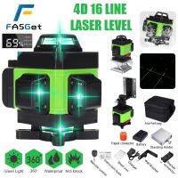 4D 16 Lines Green Laser Levels 360 Horizontal &amp;Vertical Cross Lines Auto Self-Leveling super powerful Indoors Outdoors Big Sale