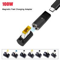 100W Magnetic Plug Connector USB Type-C to DC Power Jack Laptop Charging Converter For Dell HP Lenovo SAMSUNG ASUS Notebook PD