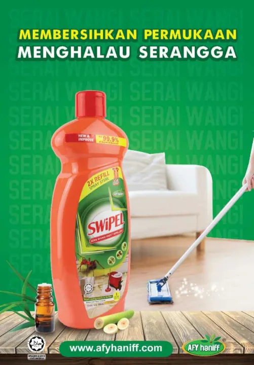 SWiPEL® Serai Wangi Concentrated Liquid 900ml - Original by AFY HANIFF ...