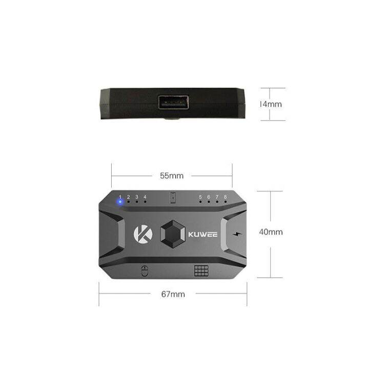 ตัวแปลง5-0-usb-ฮับแบบมีสายรองรับฮับต่อพ่วง-usb-ไร้สายรองรับ8อุปกรณ์สำหรับแท็บเล็ตแล็ปท็อปโทรศัพท์มือถือ