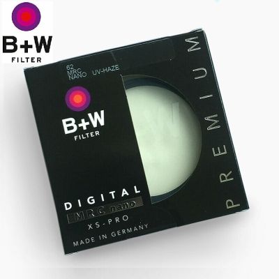 ดั้งเดิม! B + W ที่กรองรังสียูวี49_52_55_58_62_67_72_77_82Mm XS PRO MRC Nano UV หมอกควันป้องกัน BW อัลตร้าบางสำหรับ Nikon Canon Sony เลนส์กล้องถ่ายรูป SLR