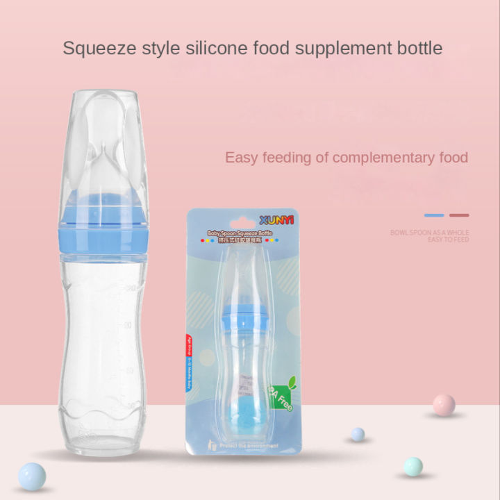 Newborn Safety Soft Silicone Baby Feeding Bottle 120ml