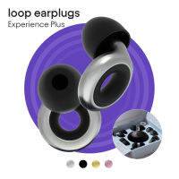 Loop Experience Plus - Noise Reducing Earplugs (-23dB) for Events, Concerts, Noise Sensitivity, Travel &amp; Motorcycling - Reusable, High-Fidelity Hearing Protection with Stylish Design - 4 Sizes (XS-L)