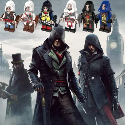 เกม Assassin S Creed วันเกิดของขวัญการศึกษาของเล่นเด็ก DIY Building Blocks Minifigures อิฐ Movie