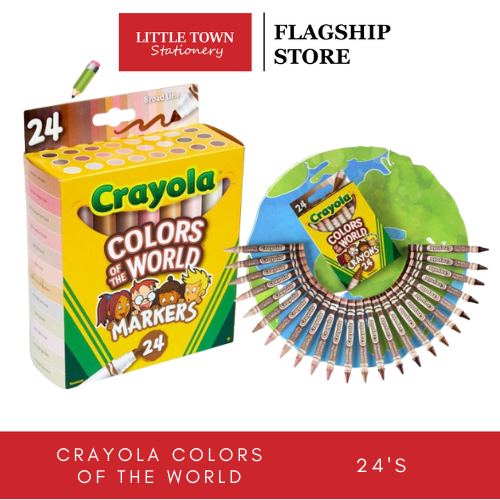 Crayola Colors Of The Worlds 24 Crayons Lazada PH
