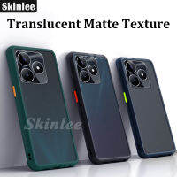 สำหรับ Realme C55 C53เคส C51นิ่มโปร่งใสขอบกรอบซิลิโคนแบบแข็งปกป้องชัดเจนเคสสำหรับ Realme Realme C51 C55 C53เคสใส่โทรศัพท์พีซีขัดผิวด้าน