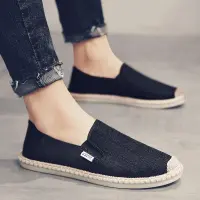 [COD] Old cloth shoes summer breathable all-match casual lazy mens slip-on driving work trendy