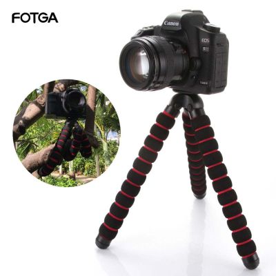 FOTGA Large Octopus Spider Flexible Tripod Stand 1/4" 3/8" Screw Mount for Canon Nikon DSLR Camera DV