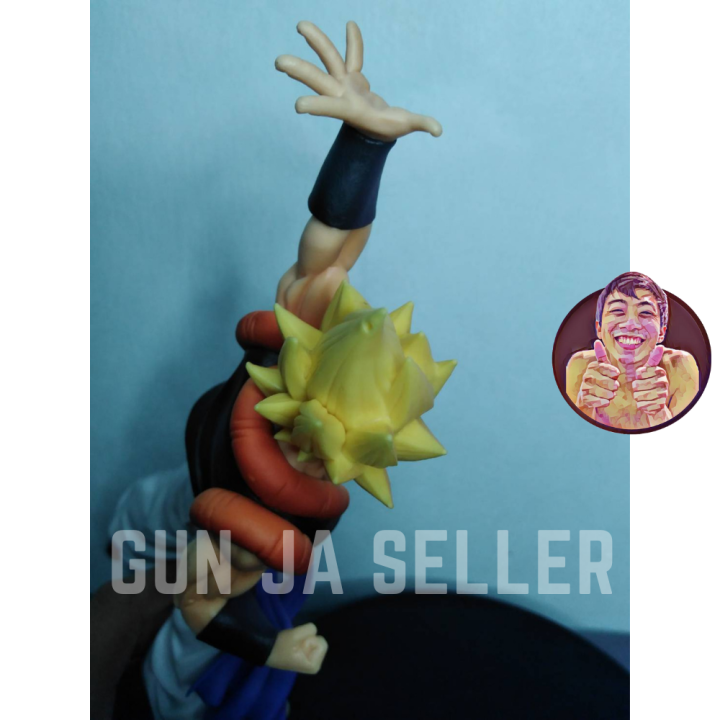 มือ2-แท้-โมเดล-โกจิต้า-โมเดลมือ2-โมเดลมือสอง-ดราก้อนบอล-model-dragonball-z-model-gogeta-second-hand-figure-dragon-ball-legends-collab-gogeta