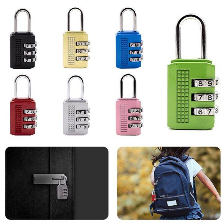 Hot Mini Password Padlock Dormitory Password Lock Trolley Case