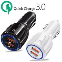 【Aishang electronic】「Aishang electronic」ที่ชาร์จแบตในรถ Quick Charge 3.0 USB เครื่องชาร์จสำหรับ IPhoneXiaomi ฯลฯ QC 2.0เครื่องชาร์จที่รองรับ