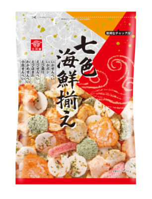 [พร้อมส่ง] Mikawaya Nanairo Seafood Sembe 145g เซบเบ้ซีฟู้ด ข้าวเกรียบญี่ปุ่น