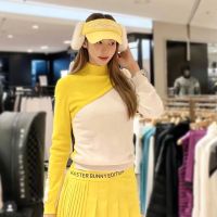 MASTER BUNNY Golf Clothing Womens Long-Sleeved Top Spring And Autumn New Fashion All-Match Sports Casual Stand-Up Collar Sweater Gorgeousous