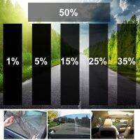 [New Changes]300X50Cm VLT Black Auto Car Home Window Glass Building Tinting Film Roll Side Window Solar UV Protection Sticker Curtain Scraper