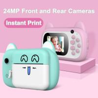 ZZOOI Digital Photo Camera Childrens Camera For Children Gifts Video Kids Toys Instant Print Camera 1080p Hd Selfie Camera New Mini Sports &amp; Action Camera