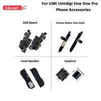 Aleser ปลั๊กหนึ่ง Usb Umidigi แผงวงจรปุ่มกดเสียงบอร์ดซ่อมโทรศัพท์มือถือประกอบลำโพงสำหรับหูฟัง Umumi หนึ่งโปร