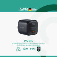 AUKEY PA-B1L-Black หัวชาร์จเร็ว 30W Omnia™ II Series With OMNIA II Power Tech หัวชาร์จเร็ว iPhone 14/13/12 Series 30W สำหรับ iPhone และ Android เทคโนโลยี PPS, PD รุ่น PA-B1L