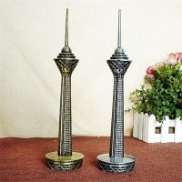 Famous Building Architecture Model Iran Milad Tower Borj-e Milad Home Office Decoration New Year Gifts for Children Toy Souvenir