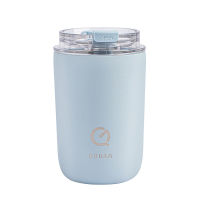 Portable Large-capacity With Straw Coffee Cup Heat Preservation And Cold Preservation Bottle Accompanying Thermos Mug