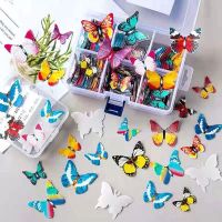 【CW】∋  50/100Pcs Mixed Edible Flowers And Wafer Rice Paper Toppers Birthday Decorating Accessory