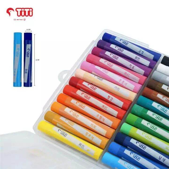 Crayon Titi Joyko 24 warna Krayon oil pastel Lazada Indonesia