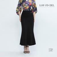 กระโปรงทรงแคบ Lofficiel Business Skirt กระโปรงยาวชายบาน (FZT6BL)