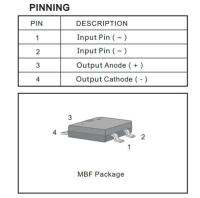 50Pcs MB10F-05 0.5A SURFACE MOUNT GLASS PASSIVATED BRIDGE RECTIFIER