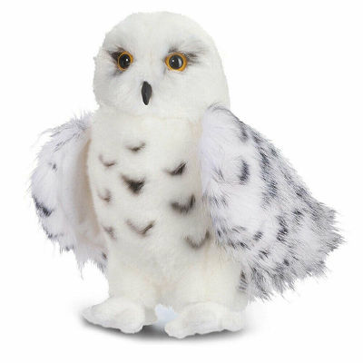 Wizard Snowy Owl Cute Plush Toy 8"12 Soft Stuffed Vivid Xmas Realistic Animal